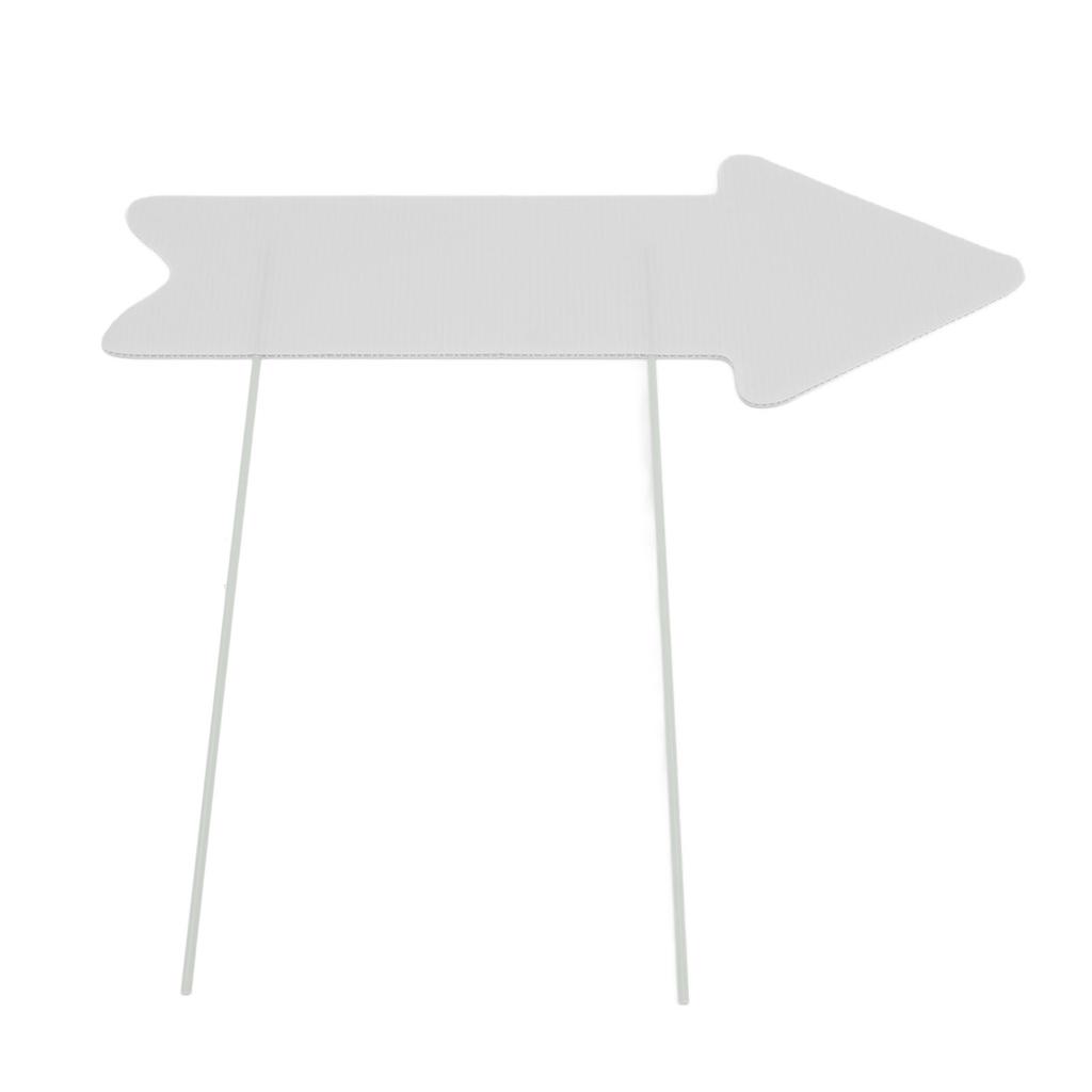 Blank Arrow Signs with Stakes Double Side Water Proof Directional Signs for Wedding Party Decor
