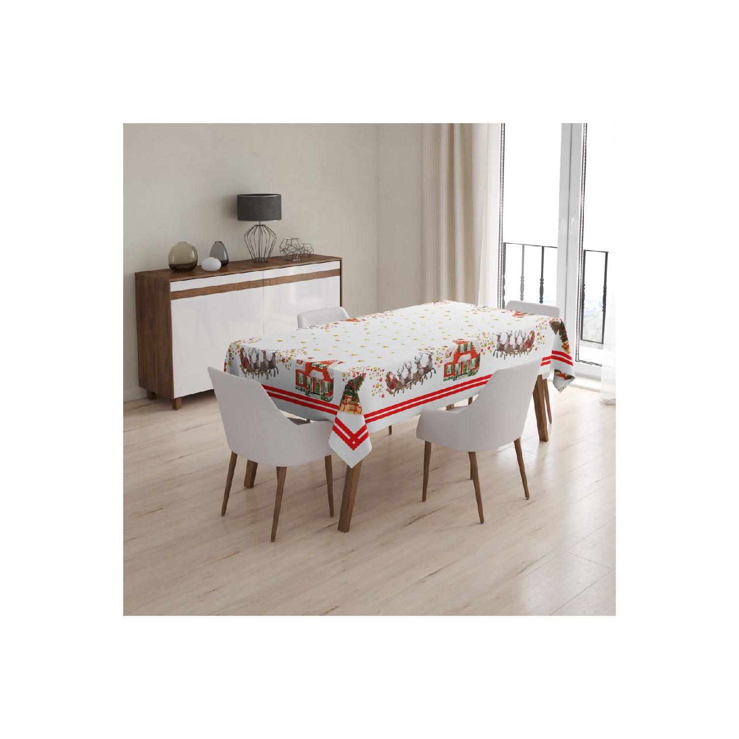 

Christmas Patterned Tablecloth Hassle-free, Easy To Clean And Washable 120 x 160
