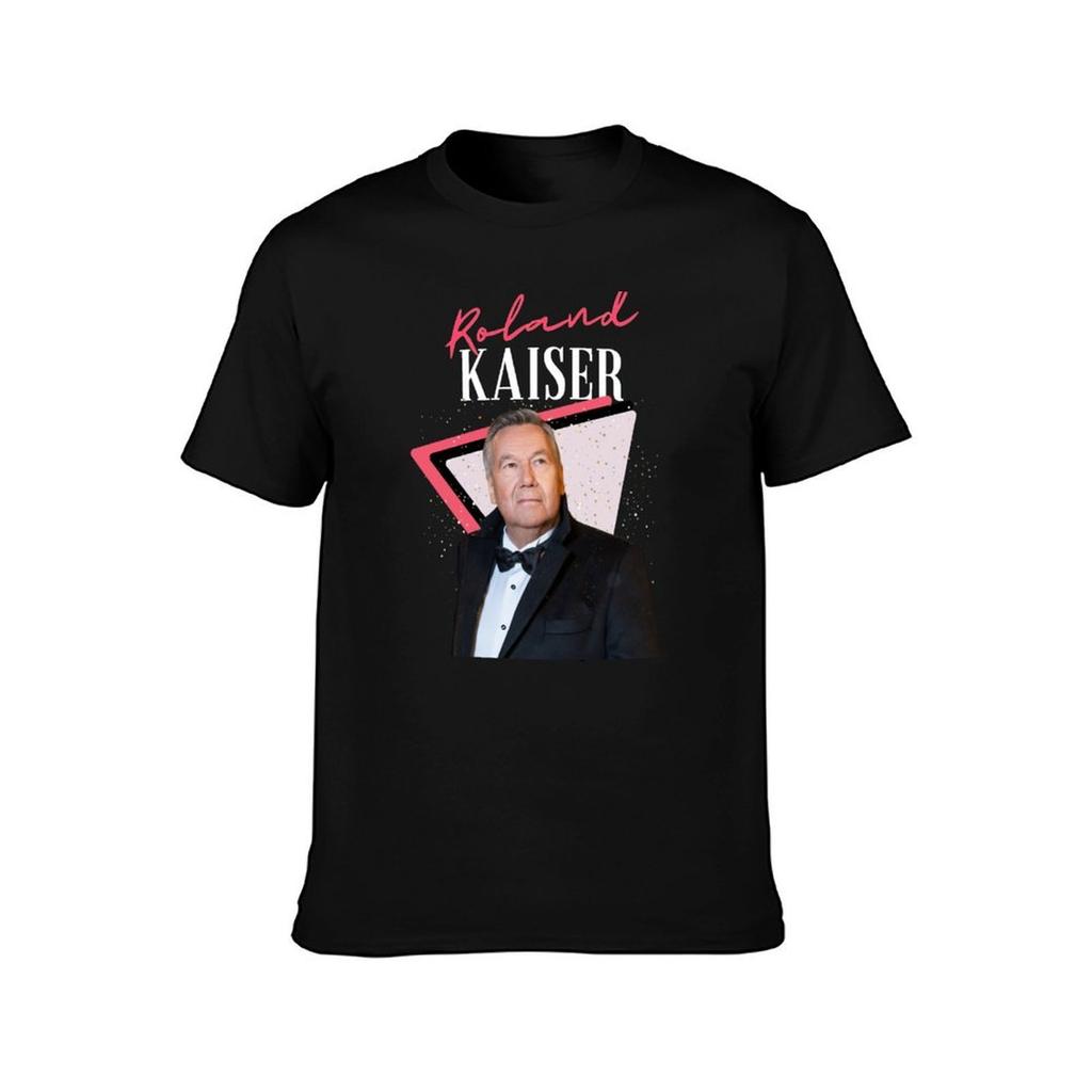 Roland kaiser rip Roland kaiser riposa in pace Roland kaiser T-shirt Base Semplice Casual Manica Corta