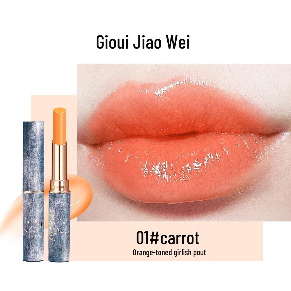 

Jiao Wei Увлажняющая помада, меняющая цвет, в стиле вестерн-ковбой: Увлажняет, Защищает от обветривания, Уменьшает морщинки на губах, Не липкий, Отбеливающий.