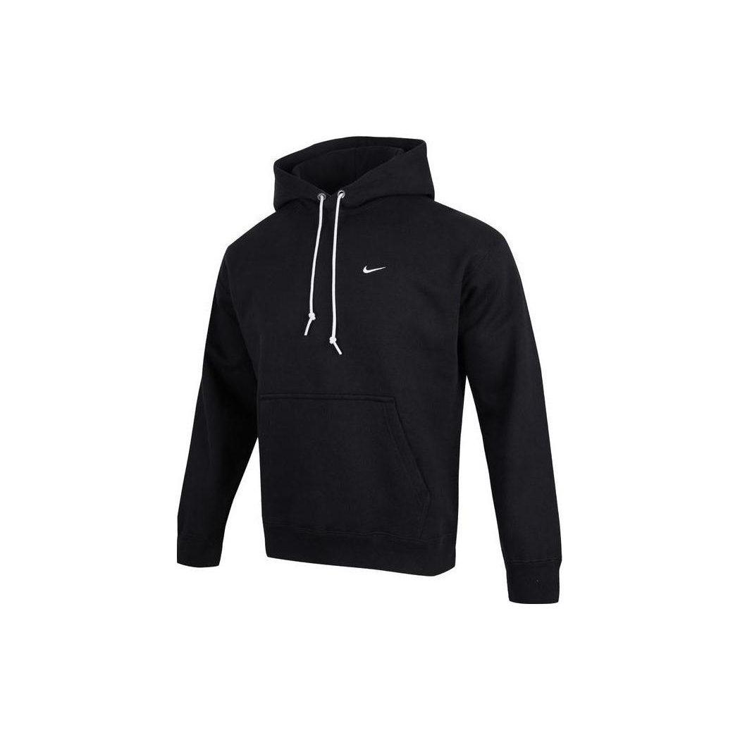 Nike Solo Swoosh-logo drawstring hoodie DX1356-010