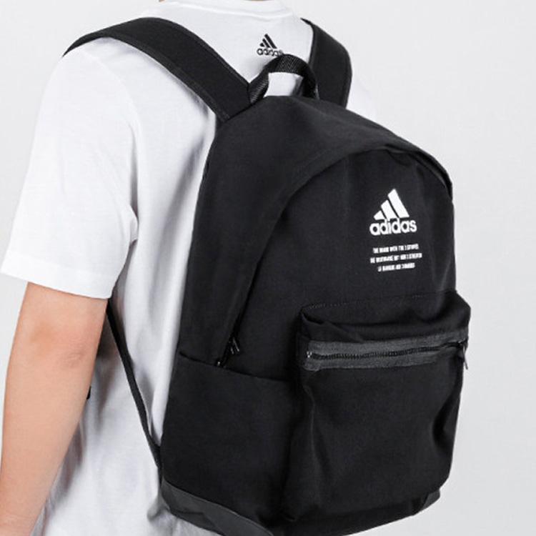 adidas Classic Twill Polyester Backpack Unisex Backpacks Black GD2610