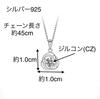 Zircon Clover Flower 925 Sterling Silver Three Leaf Great Gift for Gift Box Included [N/N] Women's Necklace, Pendant, Women's Accessories,