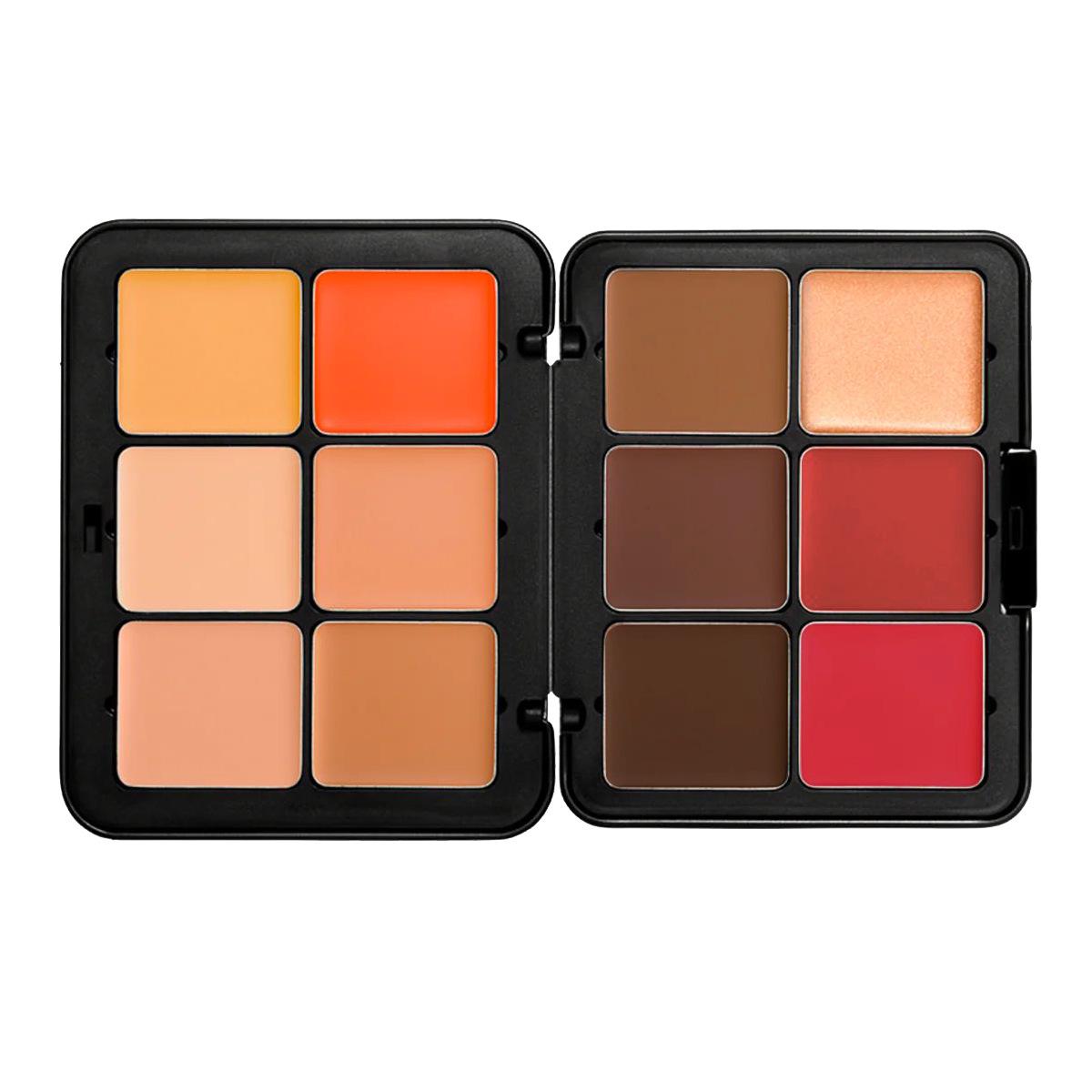12-Color Iron Box Blush Palette: Matte, Long-lasting, Concealing, Pearlescent, Highlighting Multi-color Blush Cream