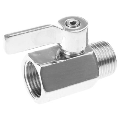 1/2inch NPT Shower Water Control Valves Female Male Thread Stainless Steel Small Ball Valves Water Flows Control Device