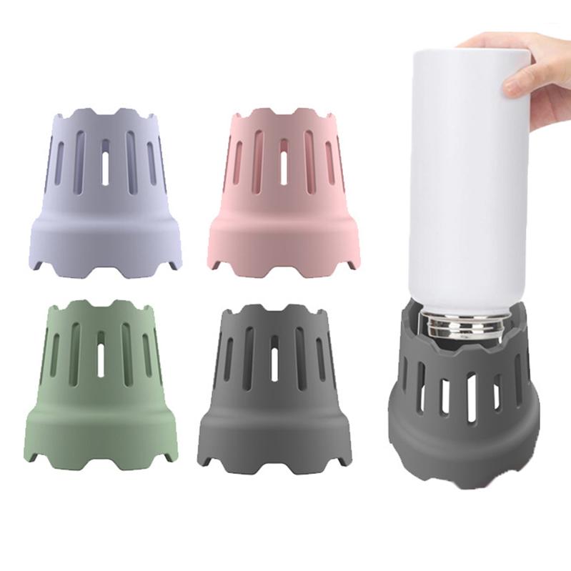 1pc Water Bottle Drying Rack Bottle Rack Dryer Fast Drying Cup Silicone Organizer Rack Double Head Thickened for Home Kitchen