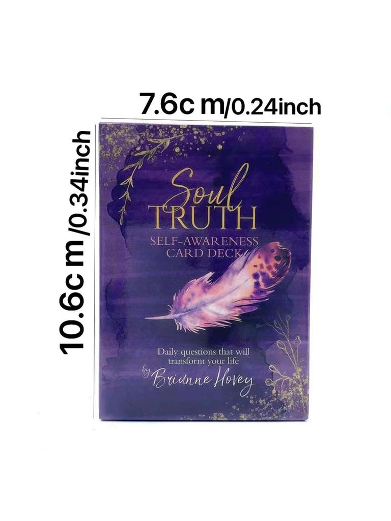 56pcs/set-tarot board game Soul Truth Oracle Cards,Soul Truth Salfe-awareness Card Deck