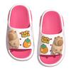 Children's summer cartoon cute sandals for boys and girls, suitable for indoor and outdoor wear, odor-resistant, non-slip, soft-soled baby slip-on