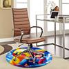 1pc Pikachu Pikachu Round Carpet - Anime Design Chair Mat for Office, Home Decor, Living Room