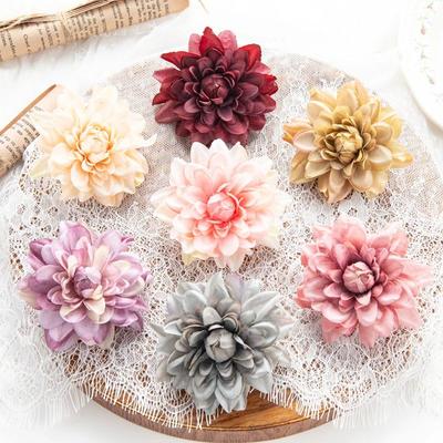 Günstige Seide Kunstblume Chrysantheme DIY Geschenk Hochzeit Festival Party Zuhause Vase Außen Garten Bogen Deko Weihnachtskranz