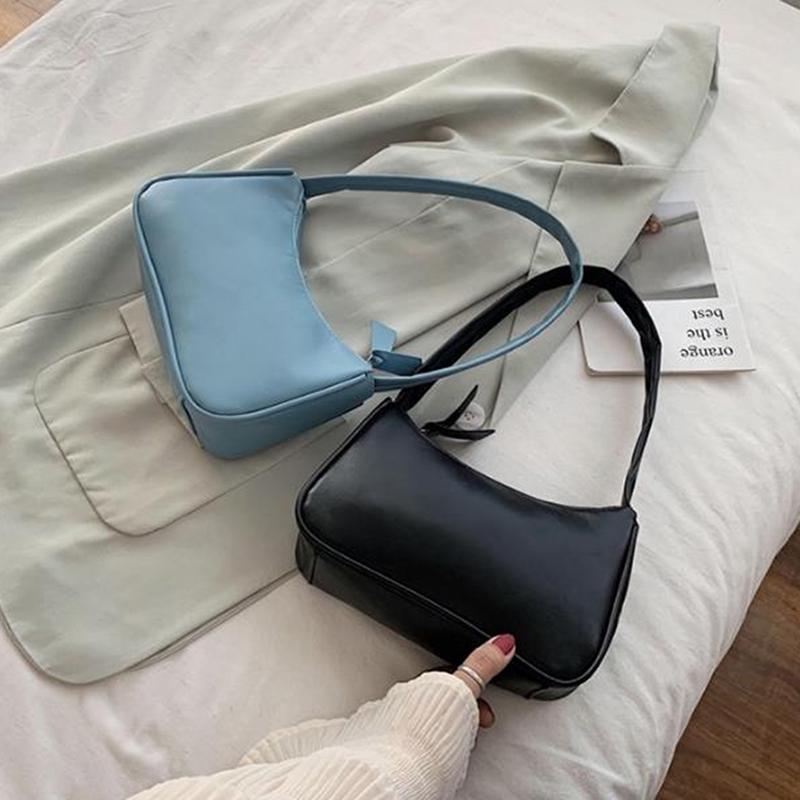 Vintage Retro Totes Handbag Leather Small Subaxillary Bag Mini Shoulder Bags