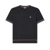 Fila Modern Heritage Fashionable Versatile Short Sleeve Knit Top Women Tops Legendary-Blue F11W421404FNV