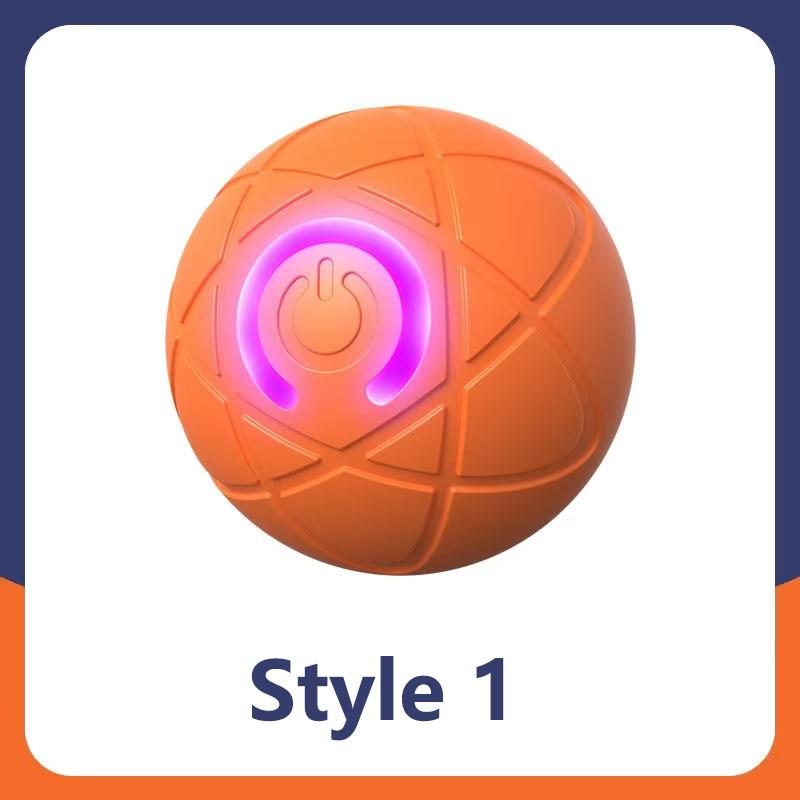 1PCS Dog Toys Intelligent Gravity Jump Ball Rechargeable Bite-Resistant Rolling Ball Cat And Dog Chase Interactive Pet Toys