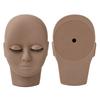 Eyelash Mannequin Head Double Laryer Eyelash Extension Removable Eyelids Makeup Practice Head