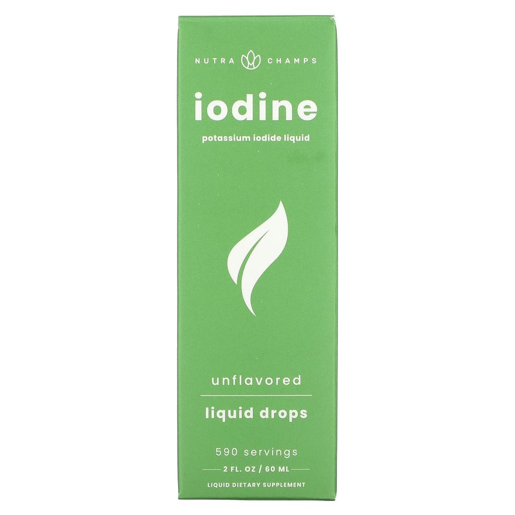 Iodine Liquid Drops, Unflavored, 60Ml (2Fl Oz)