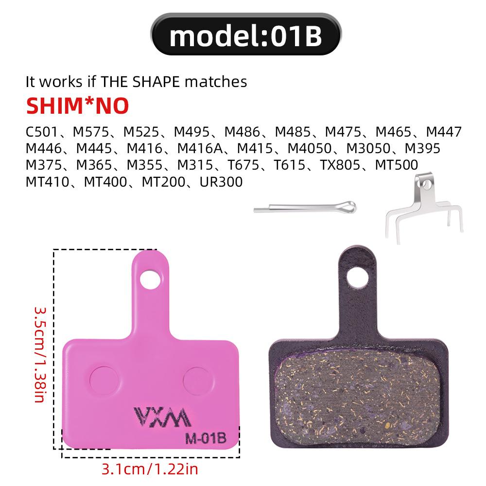 Mountain Bike Hydraulic Disc Brake Pads BB5 M355 XT M446 High-Carbon Ceramic Fiber high-carbon ceramic fiber brake pads