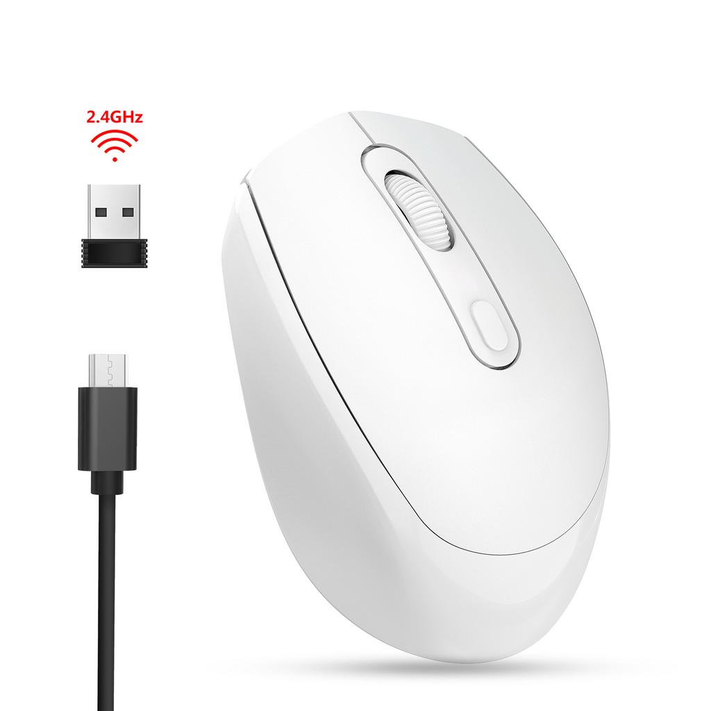 New M107 Rechargeable 2.4G Wireless Mouse Silent Laptop Desktop Office Mouse