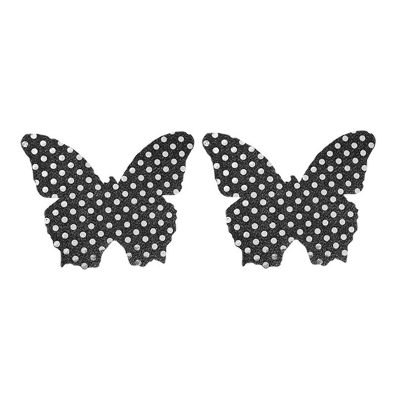 Disposable Breast Patch with Anti Convex Lighting Piece, Anti Fading Patch, Cute Nipple Patch, Butterfly Chest Patch