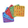 5x Bingo Cards with Sliding Window, Easy to Read Reusable Large Print Game Set for Seniors