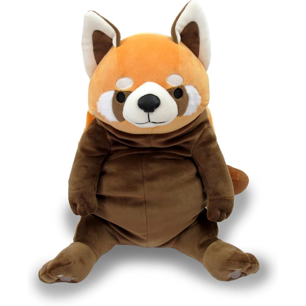 Shinada Global Mochi Series Mochi Raccoon Plush Toy Brown 22x22x30cm Animal Stuffed Animal