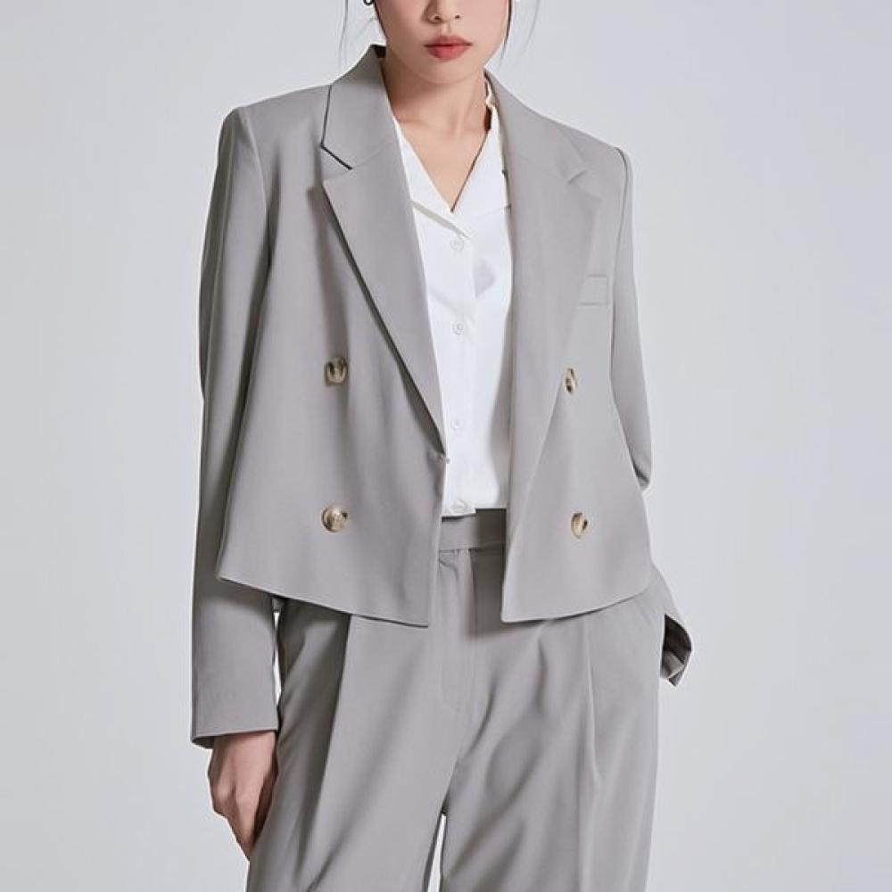 

[spao] Double Crop JackeT Spjkc24w11 T LightKhaki/85