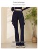 2025 Herbst/Winter Damen High Waist Gerade Bein Yoga Hose - Locker, Lässig, Schlankmachende Passform für Fitness und Sport.