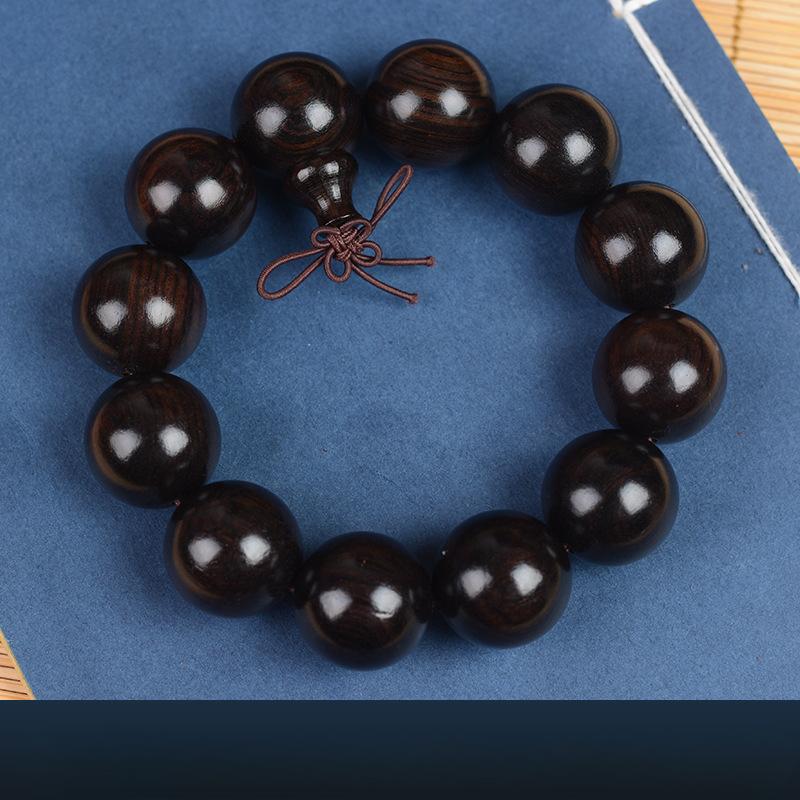 Red Light Sandalwood, Black Sandalwood, Ebony, Black Sandalwood, Buddha Beads, Wenwan Bracelet Sandalwood 108 Rosary Beads.