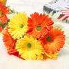 Artificial Gerbera Daisies Flower Decorative Faux Gerbera Bouquet for Home Decoration Wedding Bouquets