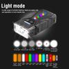 High Brightness Flashlight Rechargeable RGB Folding Desk Lamp Clip Magnetic Portable Multifunctional Flashlight