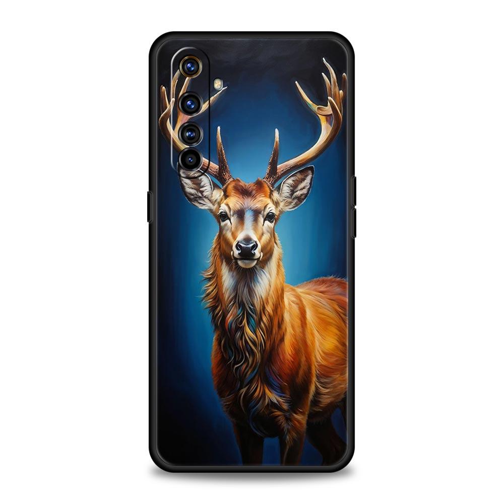 Deer Lichee Pattern Soft TPU For Realme 13 12 11 10 9 Pro Plus GT3 GT2 C21 C25 C35 C53 C55 C67 Pro 5G Phone Case Cover Funda Bag