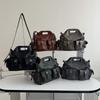 Fashion Multi-Pocket Motorcycle Shoulder Bag for Women Large Capacity Crossbody Tote Spicy Girl Style