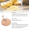 Cheese Shaver Beech Wood and 304 Stainless Steel Spiral Cheese Curler for Parties