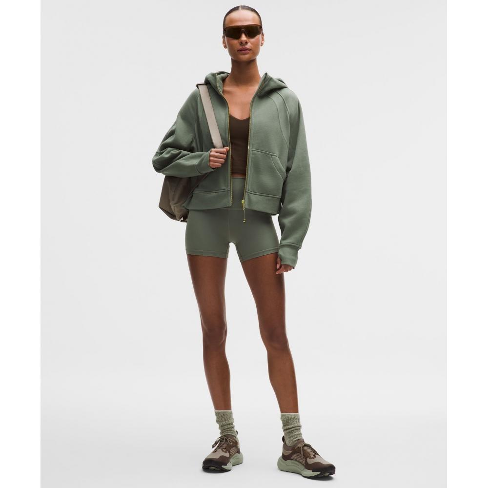 Lululemon Scuba Oversized Full Zip Hoodie Willow Leaf Gold