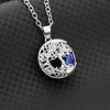 Personality Men's Hip Hop Hollow Pendant Moon God's Tree Necklace