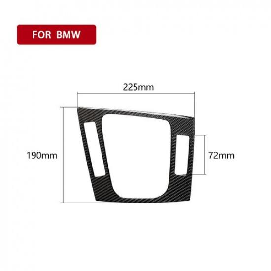 Carbon Fiber Interior Gear Shift Frame Cover Trim For BMW 3Series E46 1998-2005