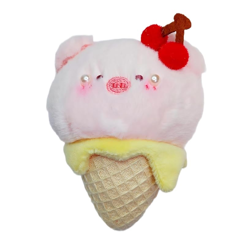 

[Pandachilla] bag charm key ring pig ice cream animal (pig)