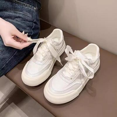Women's Thick Bottom Sneakers Spring Summer 2025 Versatile Casual Shoes Rubber Sole Adult Unisex Loafers