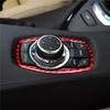 For BMW 6 Series M6 2008-2010 Red Carbon Fiber Interior Radio Control Cover Trim