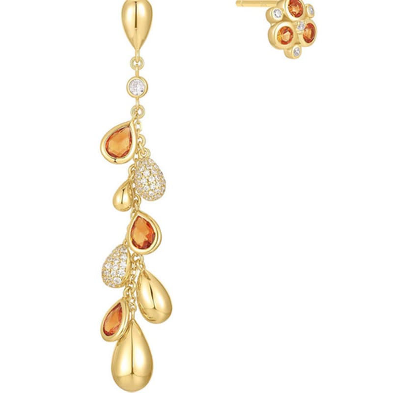 ANIA HAIE Gold Nano Gem Waterdrop Cluster 925 Silver Earrings E066-03G