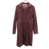 Made In Italy Long Coat 42 Purple Women Used