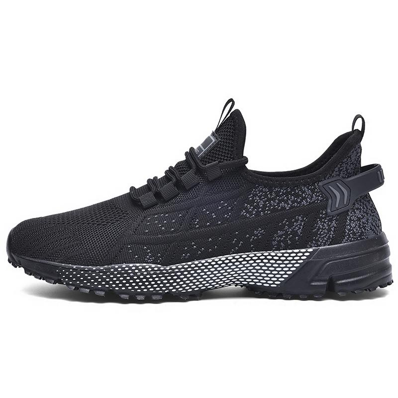 Men's casual four season outdoor breathable fashion comfortable sneakers light soft-sole speed running shoes racing sports shoes
