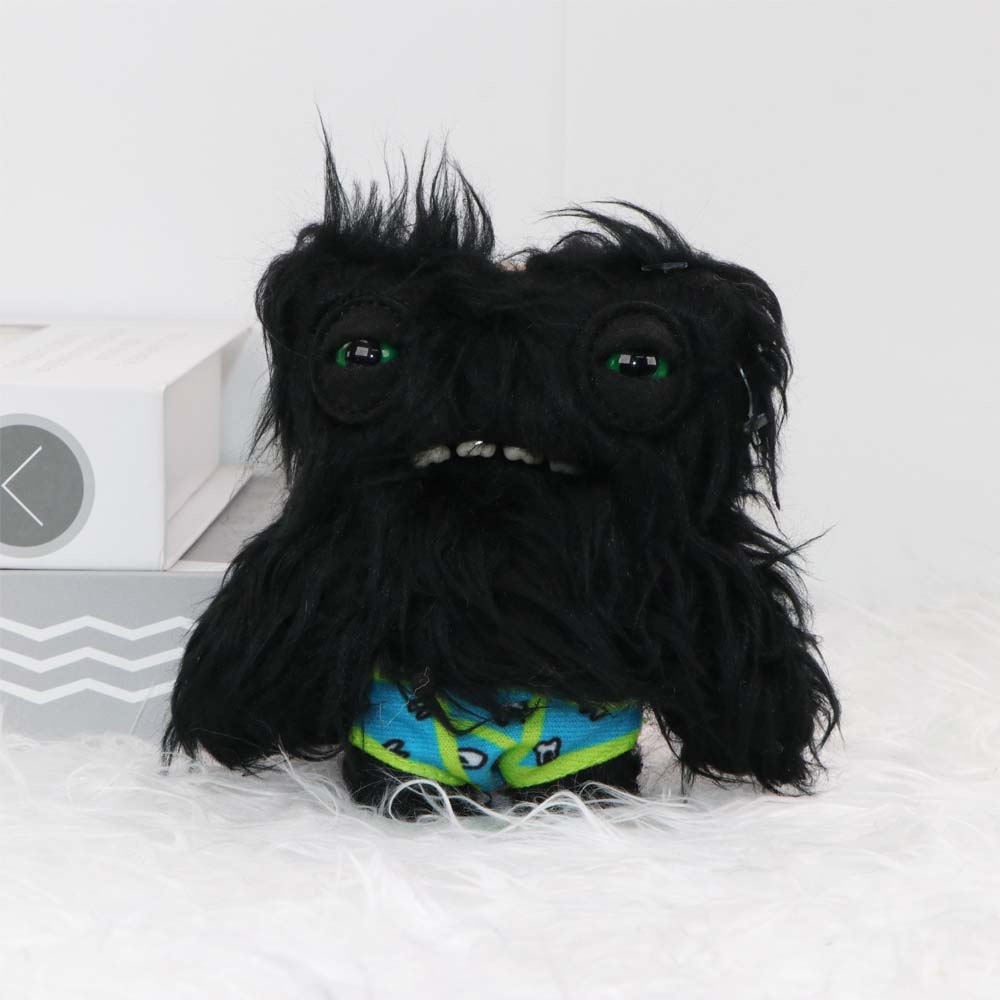 Ugly Cute Monster Plush, 4inch Collectible Stuffed Toy, Funny Hairy Alien Doll for Fans Gift
