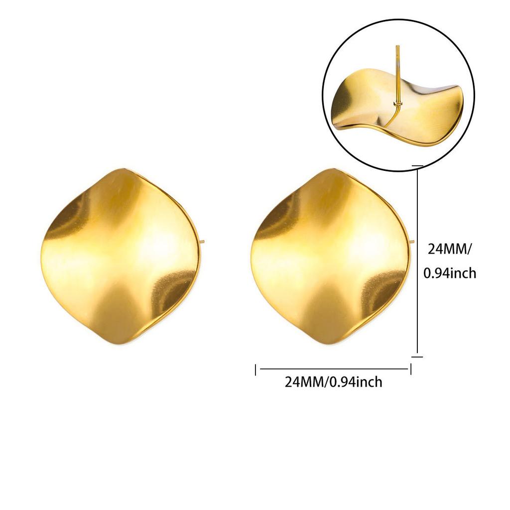 Titanium Steel Stud Earrings Female Pearl Flower Light Luxury High-end Sense Niche Temperament Non-fading Earrings Versatile Earrings