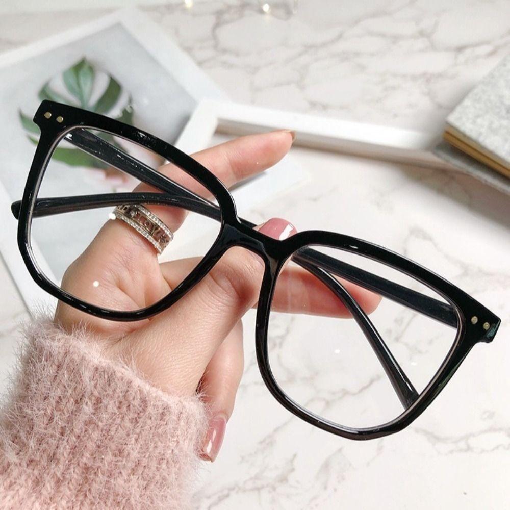 Vintage Blue Ray Blocking Anti-Blue Light Glasses Eye Protection Pc Square Eyeglasses Ultralight Frame Eyewear Office