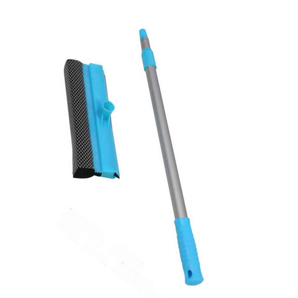 Telescopic Window Squeegee Multiuse Adjustable Cleaning Tool for Glass Mirrors and Shower Doors