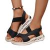 Large Size Flat-soled Platform Sandals for Women's Summer New Rear Strap for Sports and Leisure, Outer Sandals for Women