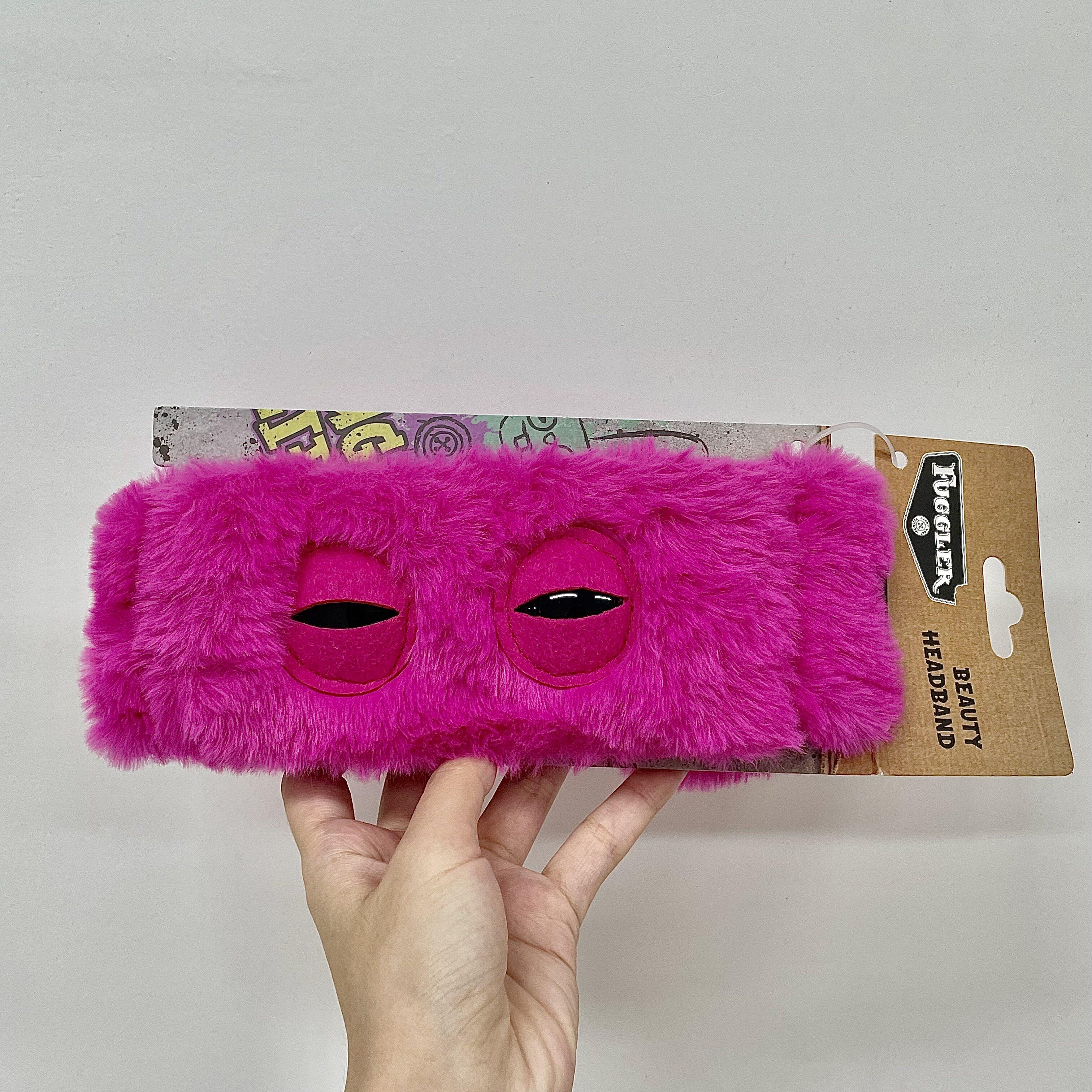 Fuzzy Monster Hair Brush Paddle Fluffy