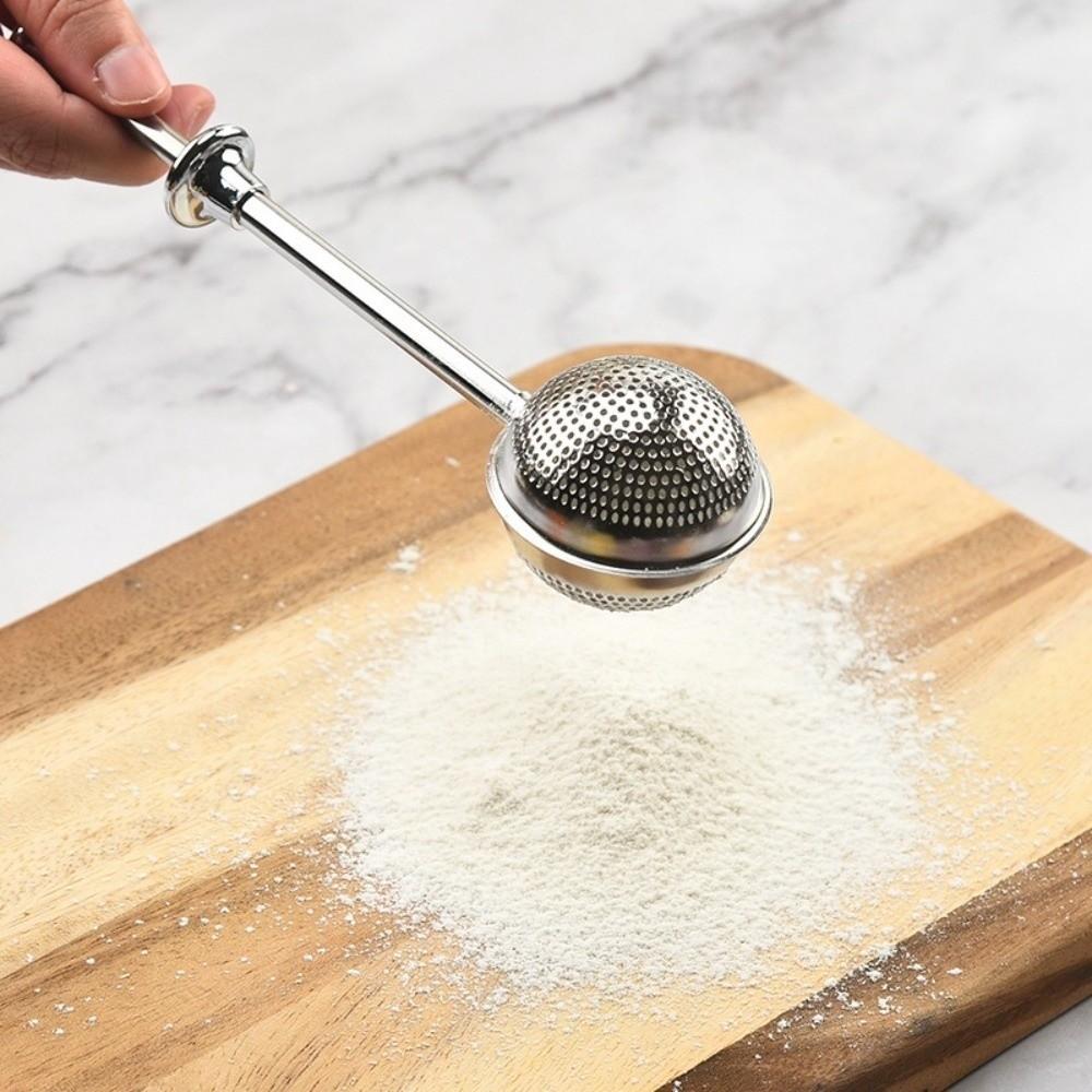 304 Stainless Steel Tea Filter Multi-Purpose Flour Sieve Kitchen Gadget Tea Strainer  Baking Tools