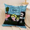 B-Billy & Mandy'sAdventure Cushion Cover Silky Short Plush Double-Sided Printed Pillow Case for Sofa All Seasons Home Decor Gift