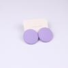 Pinkdudu Candy Color Round Acrylic Stud Earrings Color Sprayed Earrings Cute Simple Casual Earrings PD2232
